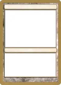 2004 World Championship Blank Card [World Championship Decks] 1