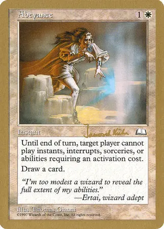 Abeyance - 1997 Janosch Kuhn (Wth) [World Championship Decks 1997] 1