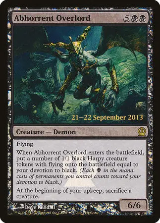 Abhorrent Overlord [Theros Promos] 1