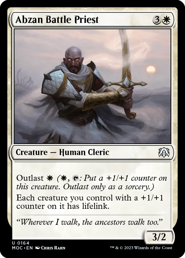 Abzan Battle Priest [March Of The Machine Commander] 1