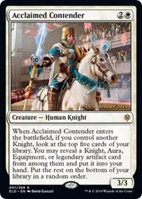 Acclaimed Contender [Throne Of Eldraine Promos] 1
