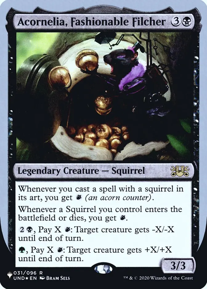 Acornelia, Fashionable Filcher (Unfinity Foil Edition) [The List] 1