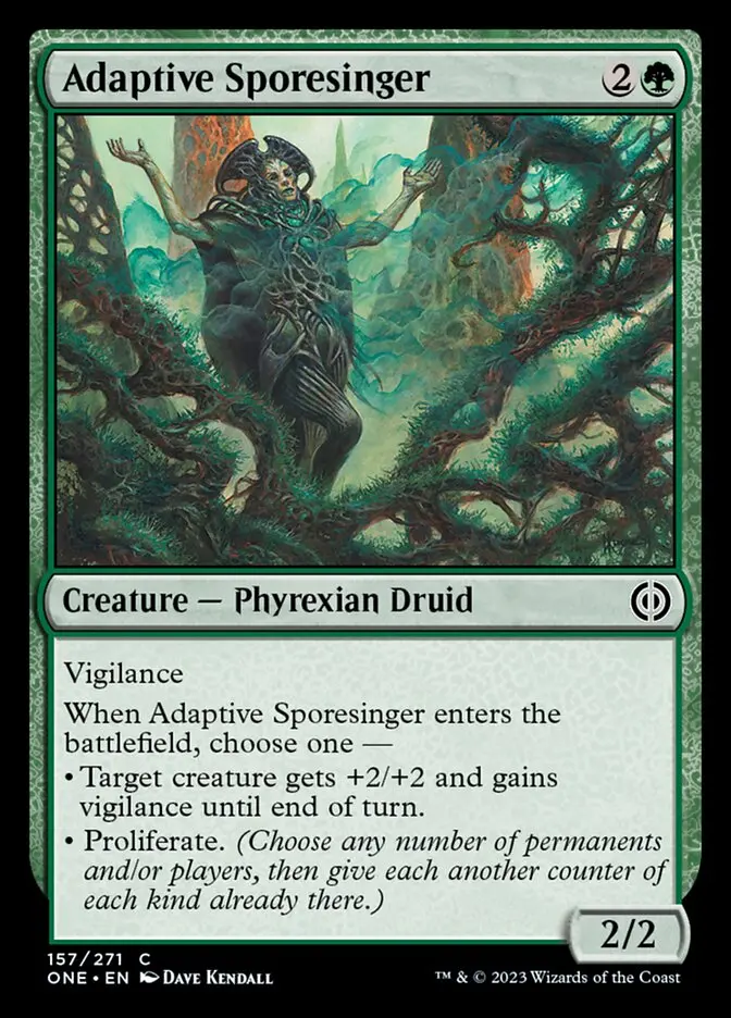 Adaptive Sporesinger [Phyrexia: All Will Be One] 1