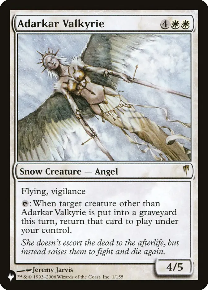 Adarkar Valkyrie [The List] 1