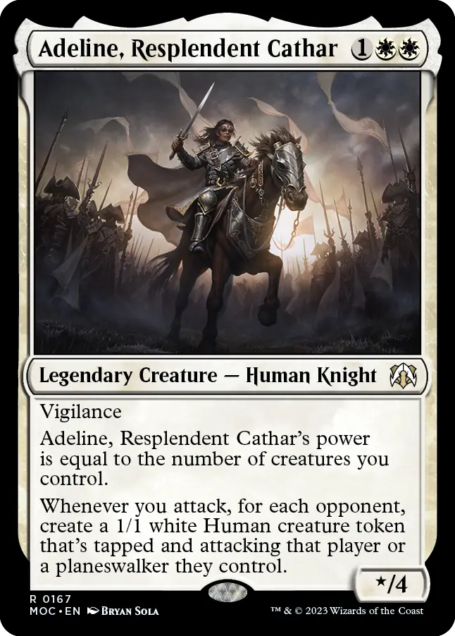 Adeline, Resplendent Cathar [March Of The Machine Commander] 1