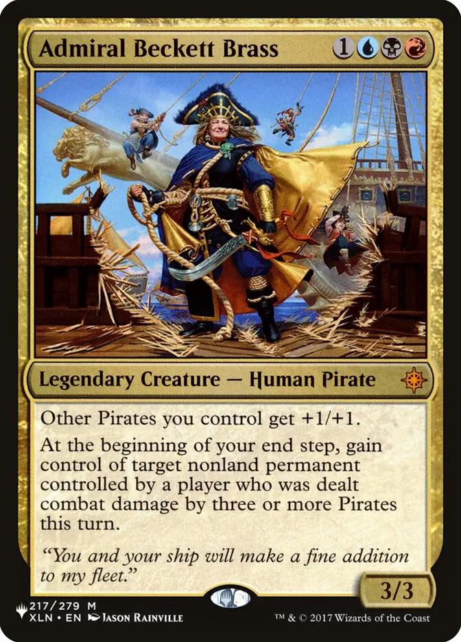 Admiral Beckett Brass [The List] 1