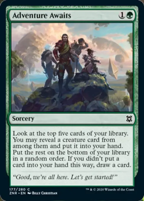Adventure Awaits [Zendikar Rising] 1