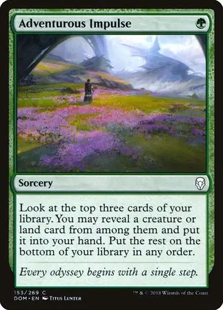 Adventurous Impulse [Dominaria] 1