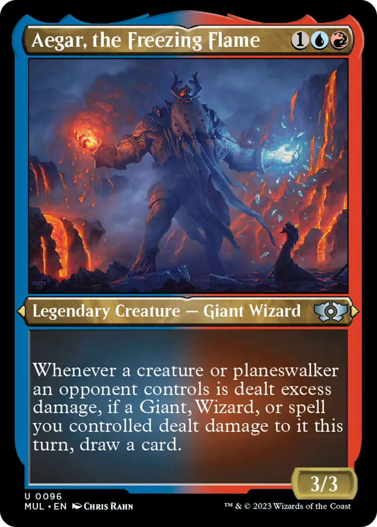 Aegar, The Freezing Flame (Foil Etched) [Multiverse Legends] 1