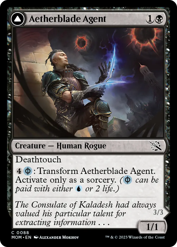 Aetherblade Agent // Gitaxian Mindstinger [March Of The Machine] 1
