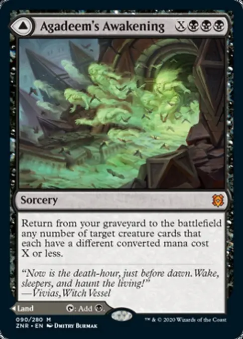 Agadeem's Awakening // Agadeem, The Undercrypt [Zendikar Rising] 1