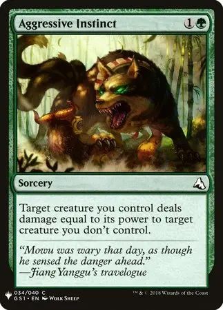 Aggressive Instinct [Mystery Booster] 1