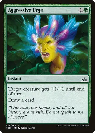 Aggressive Urge [Rivals Of Ixalan] 1