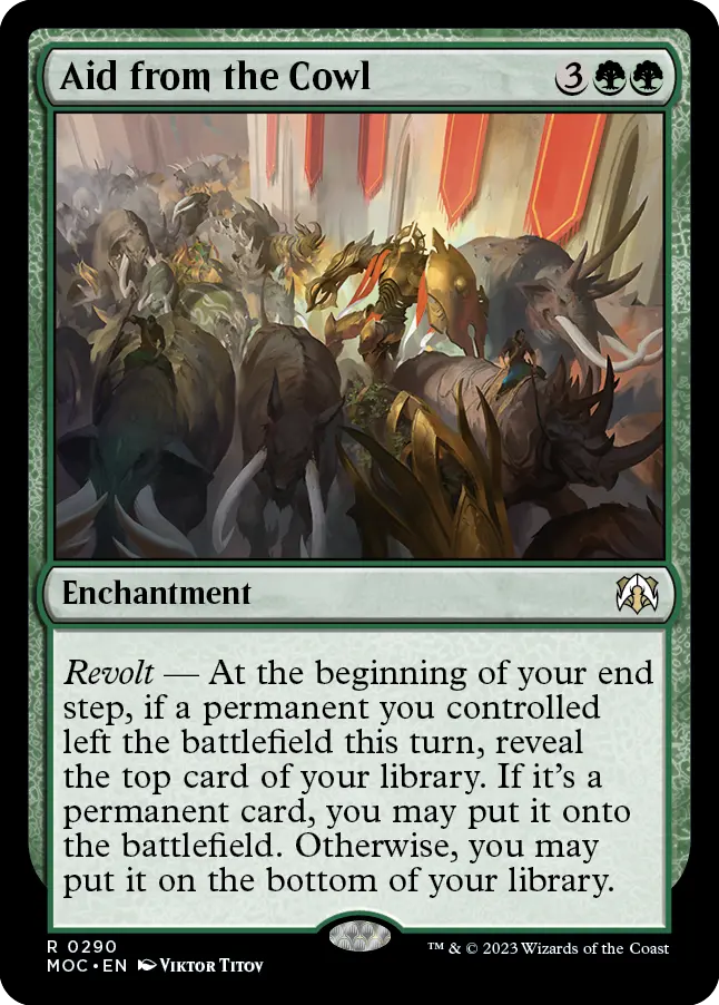 Aid From The Cowl [March Of The Machine Commander] 1