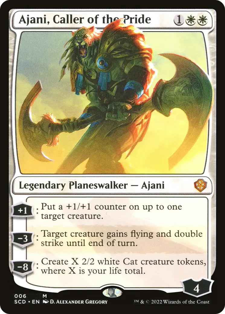 Ajani, Caller Of The Pride [Starter Commander Decks] 1
