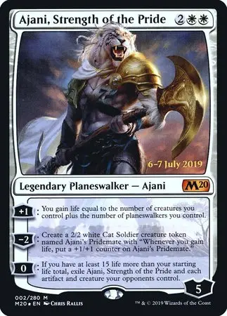 Ajani, Strength Of The Pride [Core Set 2020 Promos] 1