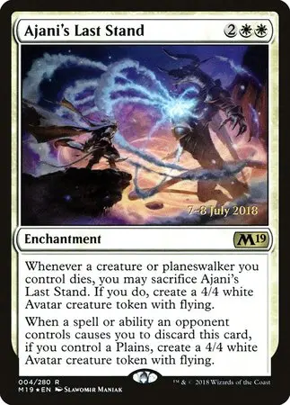 Ajani's Last Stand [Core Set 2019 Promos] 1