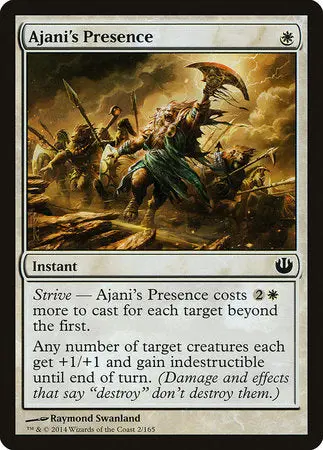 Ajani's Presence [Journey Into Nyx] 1