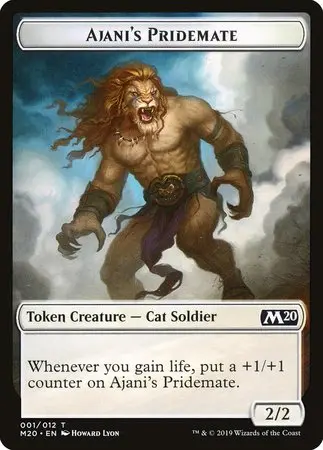 Ajani's Pridemate Token [Core Set 2020 Tokens] 1