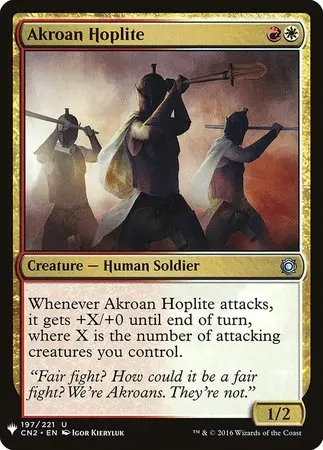 Akroan Hoplite [Mystery Booster] 1