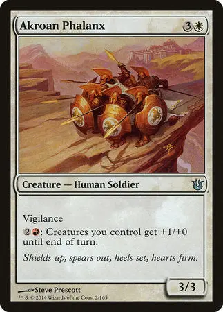Akroan Phalanx [Born Of The Gods] 1