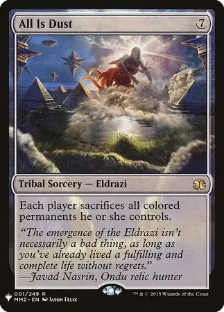 All Is Dust [Mystery Booster] 1