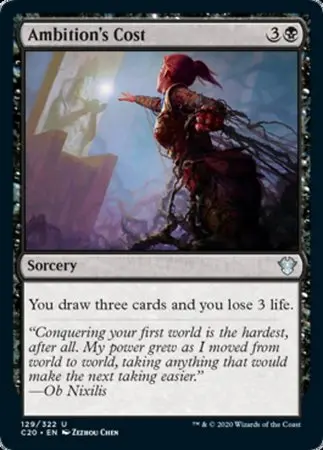 Ambition's Cost [Commander 2020] 1