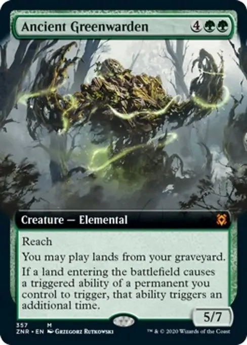 Ancient Greenwarden (Extended Art) [Zendikar Rising] 1