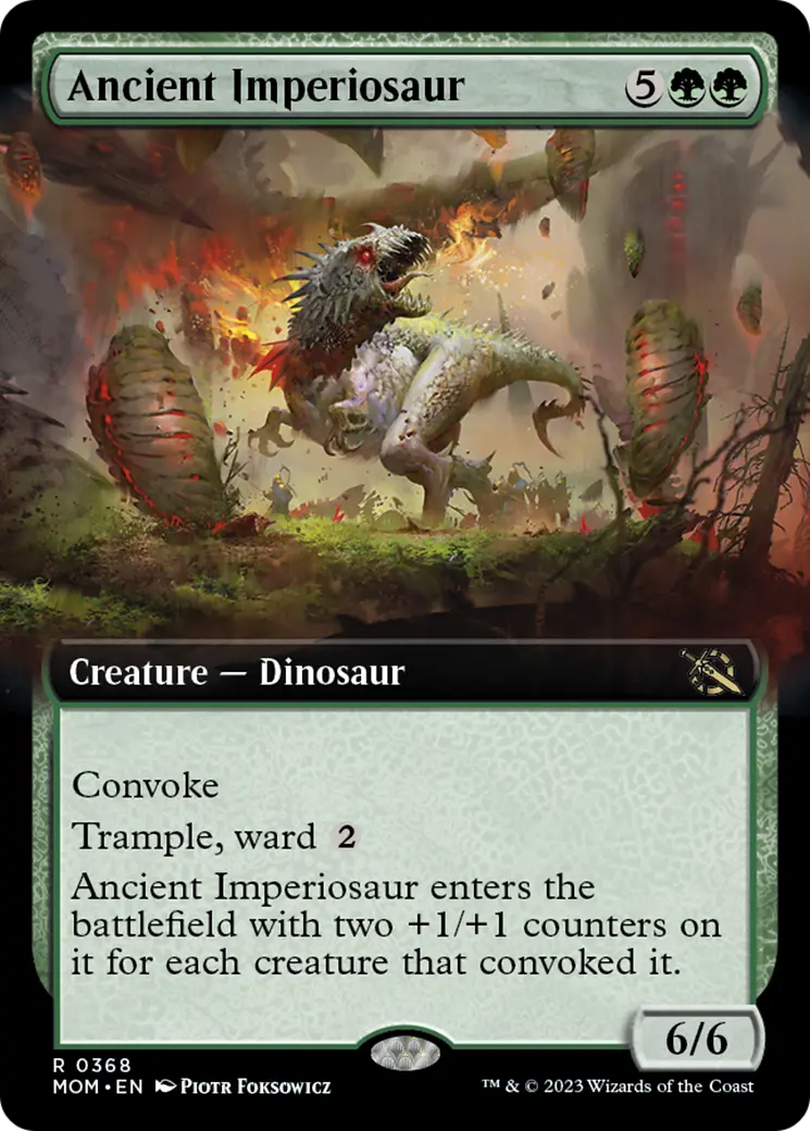 Ancient Imperiosaur (Extended Art) [March Of The Machine] 1