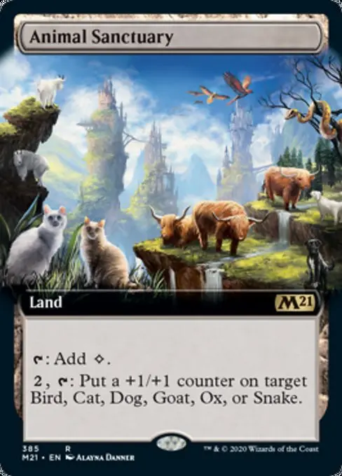 Animal Sanctuary (Extended Art) [Core Set 2021] 1