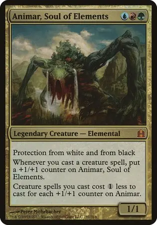 Animar, Soul Of Elements (Oversized) [Commander 2011 Oversized] 1