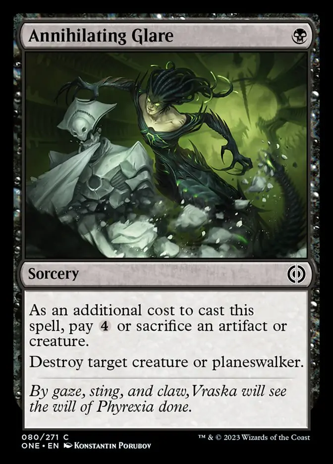 Annihilating Glare [Phyrexia: All Will Be One] 1