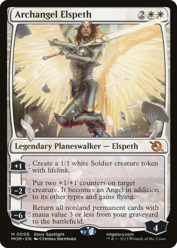 Archangel Elspeth (Promo Pack) [March Of The Machine Promos] 1