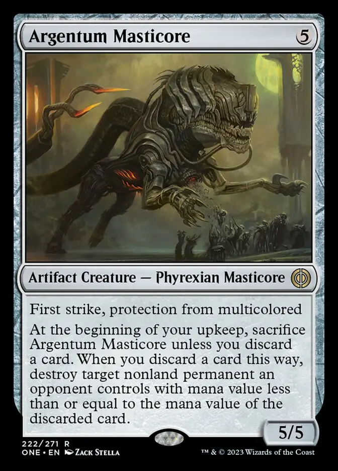 Argentum Masticore [Phyrexia: All Will Be One] 1