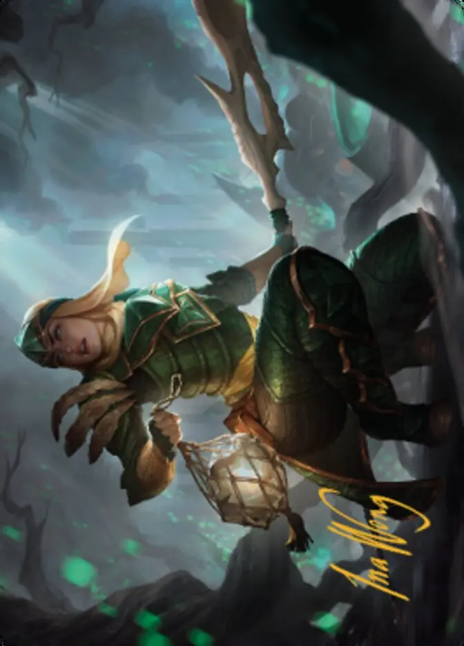 Argothian Opportunist Art Card (Gold-Stamped Signature) [The Brothers' War Art Series] 1
