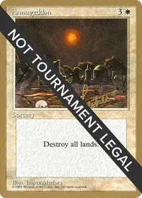Armageddon - 1996 Bertrand Lestree (4Ed) [World Championship Decks] 1