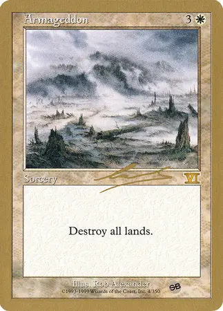 Armageddon - 2000 Nicolas Labarre (6Ed) (Sb) [World Championship Decks 2000] 1