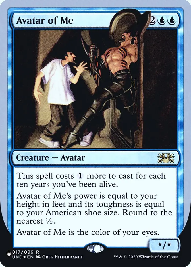 Avatar Of Me (Unfinity Foil Edition) [The List] 1