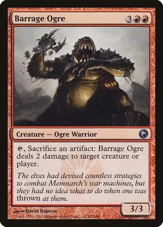 Barrage Ogre [Scars Of Mirrodin] 1