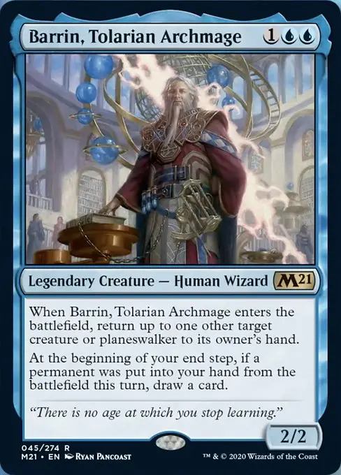 Barrin, Tolarian Archmage [Core Set 2021] 1