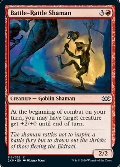 Battle-Rattle Shaman [Double Masters] 1