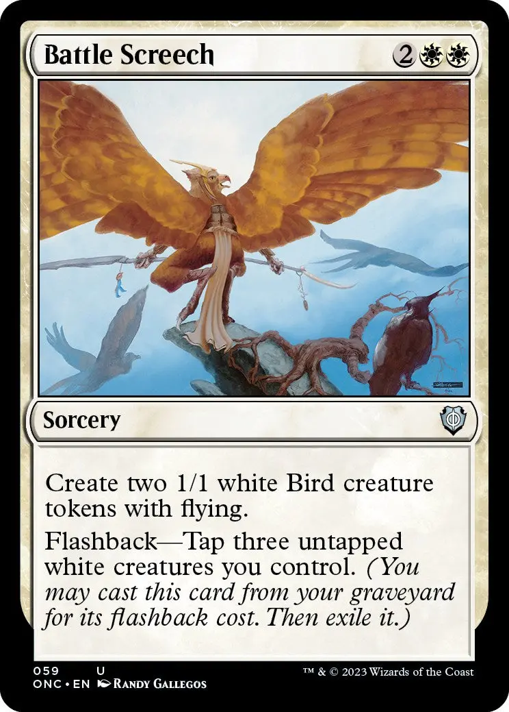 Battle Screech [Phyrexia: All Will Be One Commander] 1