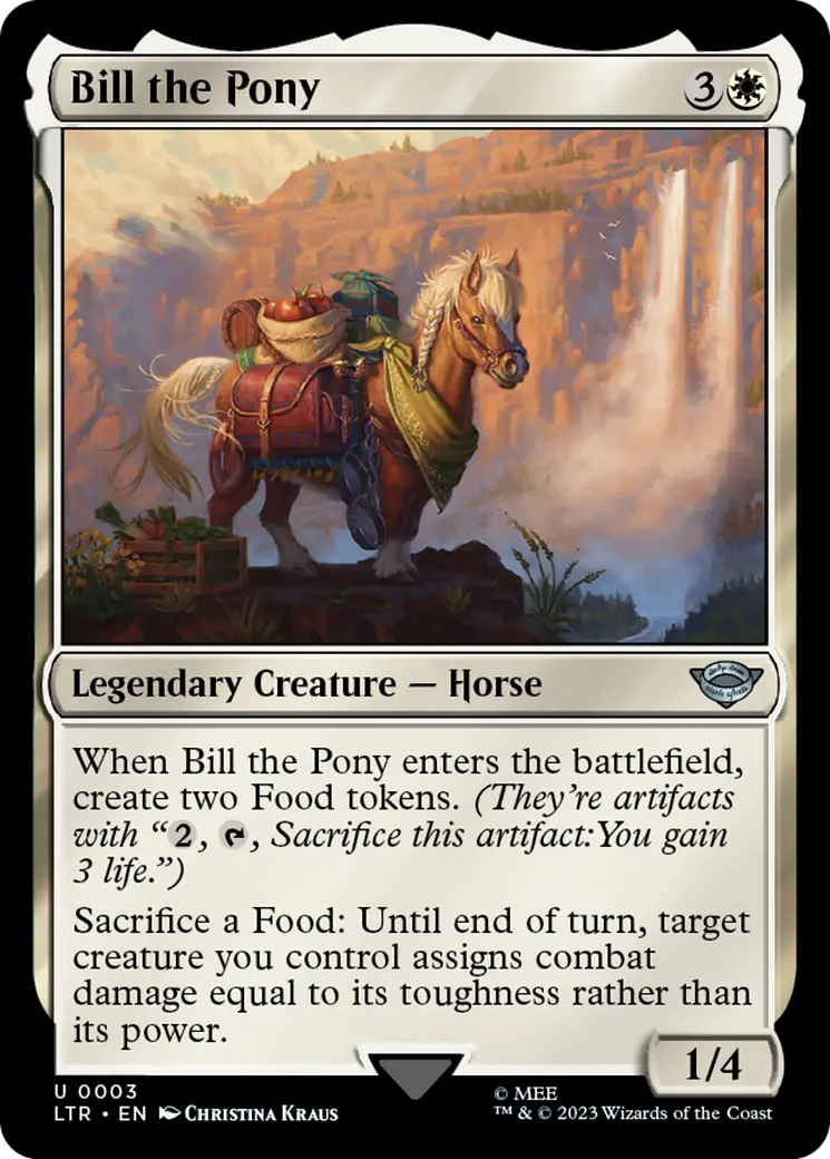 Bill The Pony [The Lord Of The Rings: Tales Of Middle-Earth] 1