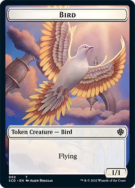 Bird // Faerie Double-Sided Token [Starter Commander Decks] 1