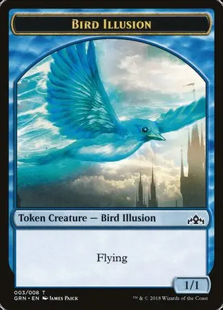 Bird Illusion Token [Guilds Of Ravnica Tokens] 1