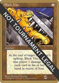 Black Vise - 1996 Bertrand Lestree (4Ed) (Sb) [World Championship Decks] 1