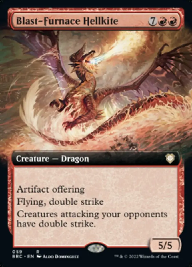Blast-Furnace Hellkite (Extended Art) [The Brothers' War Commander] 1