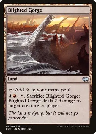Blighted Gorge [Duel Decks: Merfolk Vs. Goblins] 1