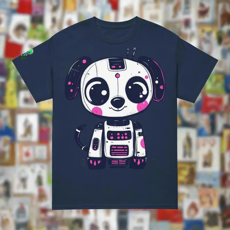 Blinky The Robopup - Unisex Dryblend T-Shirt 1