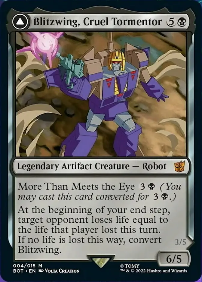 Blitzwing, Cruel Tormentor // Blitzwing, Adaptive Assailant [Universes Beyond: Transformers] 1